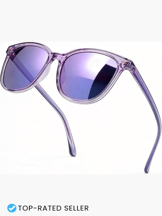 Mirrored Polarized Sunglasses Oversized Square Beach Eyewear UV400 Protection main image 7